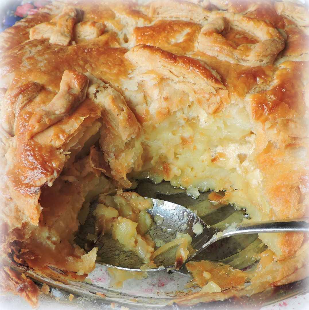 Cheese, Potato and Onion Pie | The English Kitchen